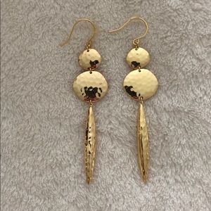 Gorjana Gold dagger earrings UNWORN and Brand NEW